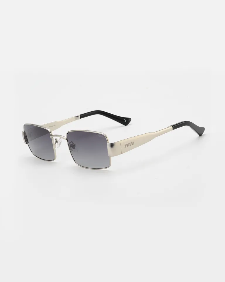 Anteojos de sol rectangulares con armazón de metal y lentes degradé de Ay Not Dead en Anteojos para argentina