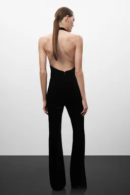 Mono terciopelo cuello halter de Mango en Monos para argentina