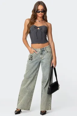 Corset june strapless con lazo de Edikted en Tops para argentina
