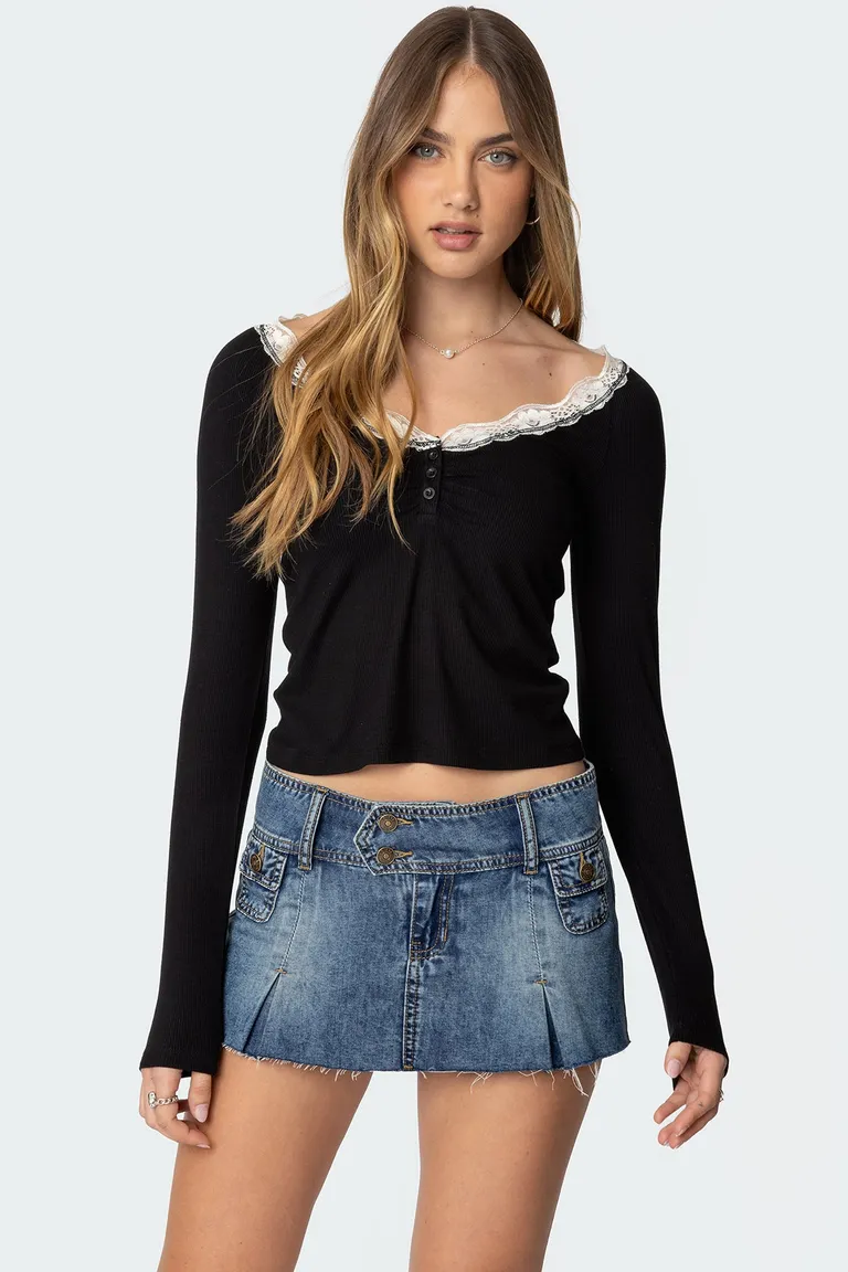 Top tracey detalle encaje de Edikted en Tops para argentina