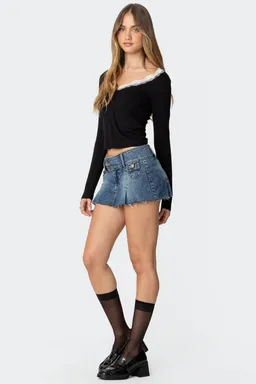 Top tracey detalle encaje de Edikted en Tops para argentina