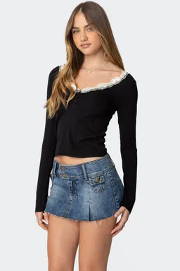 Top tracey detalle encaje de Edikted en Tops para argentina