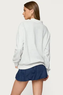 Remera polo oversize estilo sweater de Edikted en Buzos y Sweaters para argentina