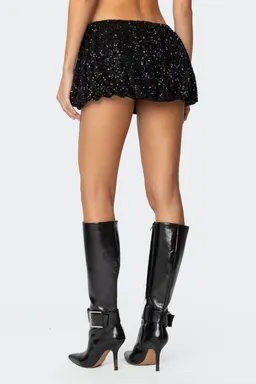 Micro falda pantalón lentejuelas de Edikted en Shorts para argentina