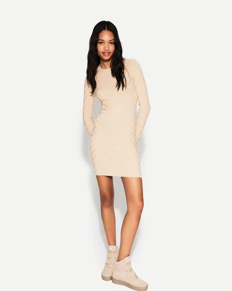 Vestido mini estructura cuadros de Bershka en Vestidos para argentina