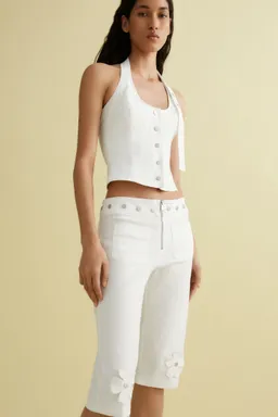 Pantalón capri botones de Mango en Pantalones para argentina