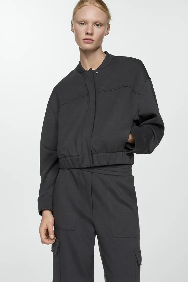 Chaqueta bomber con costuras de Mango en Chaquetas para argentina