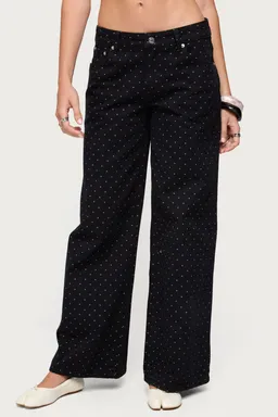 Jeans misha baggy lunares de Edikted en Pantalones para argentina