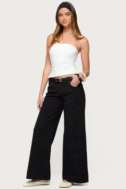 Jeans misha baggy lunares de Edikted en Pantalones para argentina