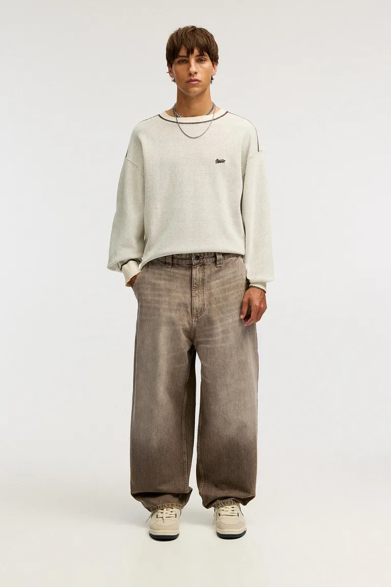 Jeans skater marrones stwd de Pull&Bear en Pantalones para argentina