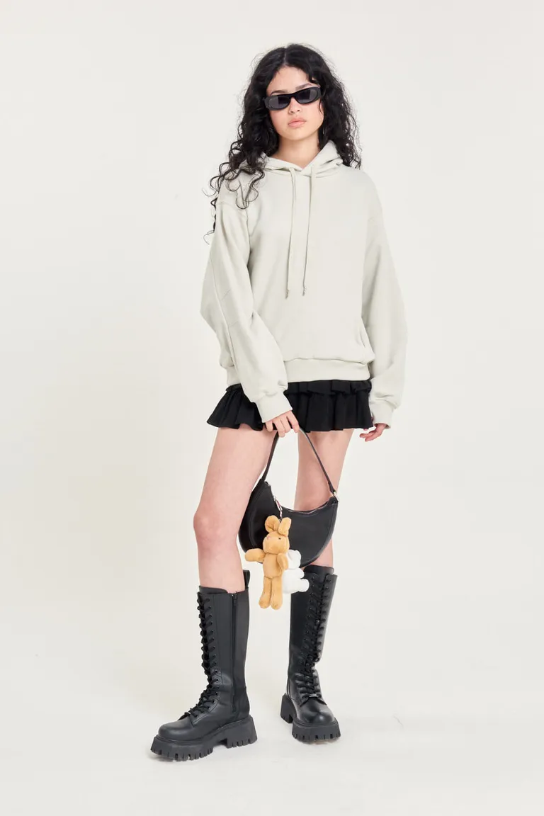 Canguro de frisa pesada con capucha y bolsillo frontal de 47 Street en Buzos y Sweaters para argentina