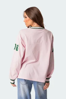 Remera baseball oversized cali de Edikted en Remeras para argentina