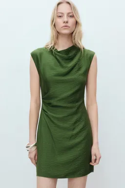 Vestido textura drapeado de Mango en Vestidos para argentina