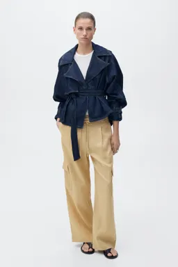 Pantalón cargo lino de Mango en Pantalones para argentina