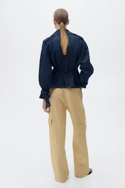 Pantalón cargo lino de Mango en Pantalones para argentina