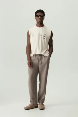 Remera sin mangas texturizada de Lefties en Remeras y Polos para argentina