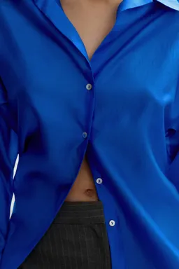 Camisa lyocell satinada de Mango en Camisas para argentina