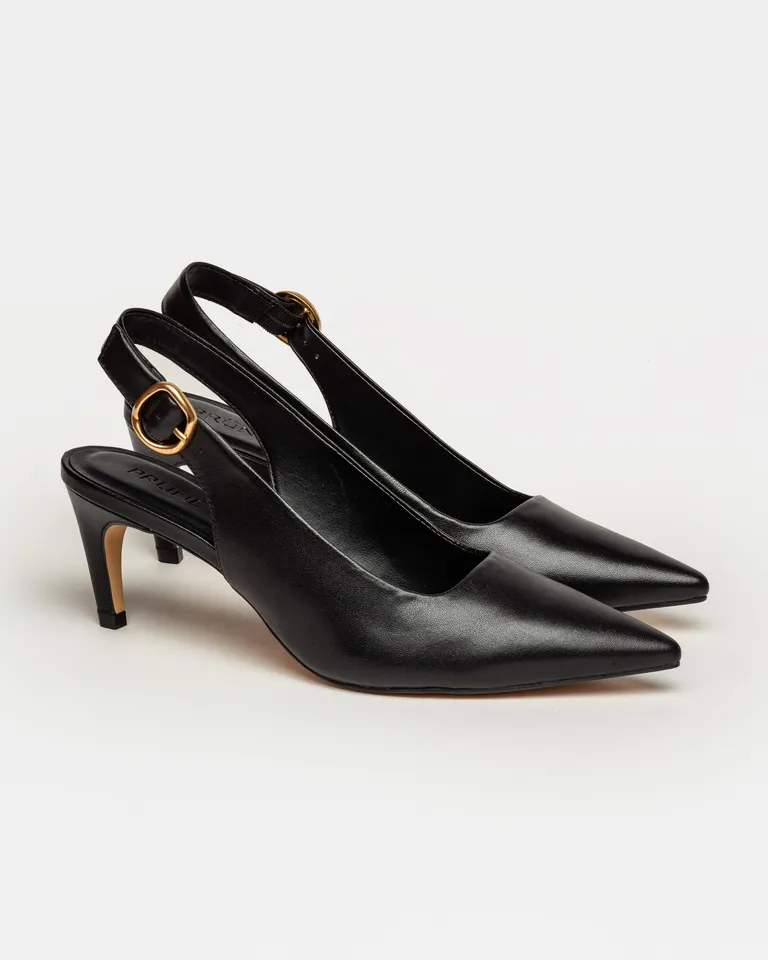 Stiletto milan en cuero liso, diseño sofisticado y moderno de Prüne en Zapatos con Tacos para argentina