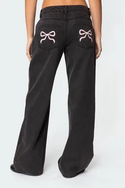 Jeans relaxed bolsillo lazo de Edikted en Pantalones para argentina