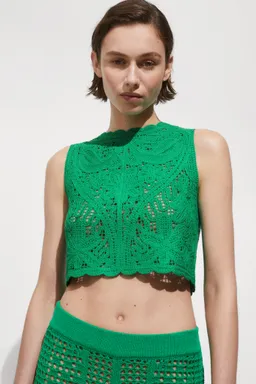 Top crochet floral de Mango en Tops para argentina