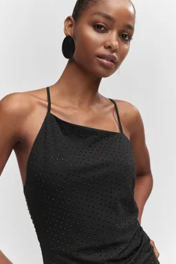 Vestido asimétrico strass de Mango en Vestidos para argentina