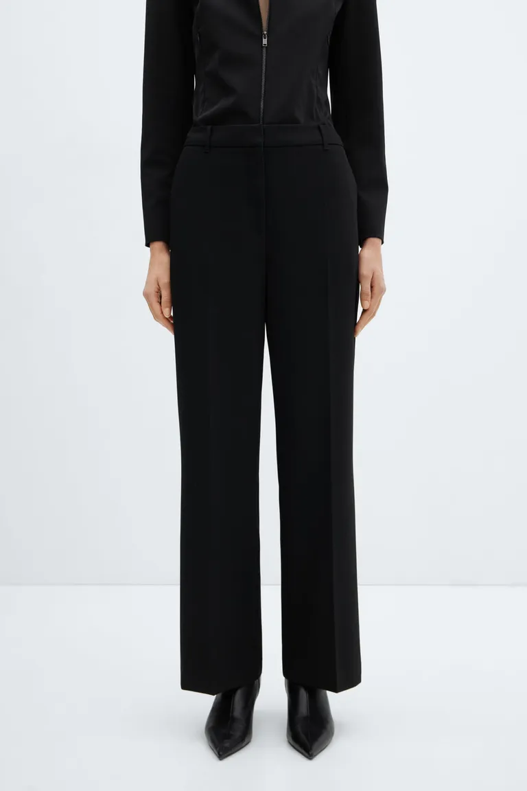 Pantalón wideleg tiro bajo de Mango en Pantalones para argentina