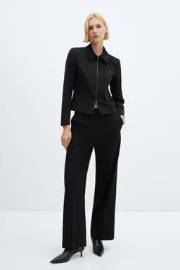 Pantalón wideleg tiro bajo de Mango en Pantalones para argentina
