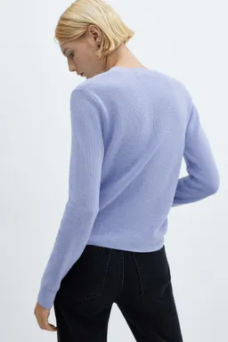 Sweater punto cuello redondo de Mango en Buzos y Sweaters para argentina