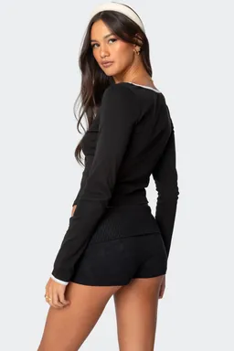 Top sophia encaje contraste de Edikted en Tops para argentina
