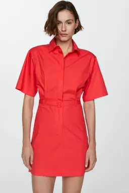 Vestido camisero con cinturón de Mango en Vestidos para argentina
