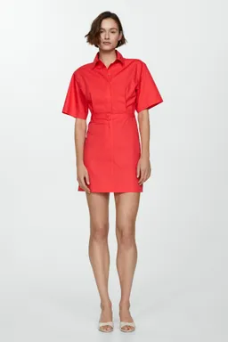 Vestido camisero con cinturón de Mango en Vestidos para argentina
