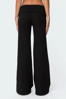 Pantalón pierna ancha doblez de Edikted en Pantalones para argentina