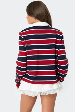 Camisa rayas con cuello hanna de Edikted en Camisas para argentina