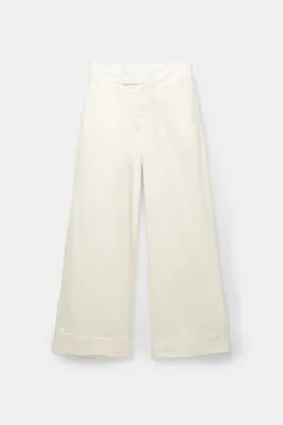 Pantalón wide leg cruzado de Pull&Bear en Pantalones para argentina