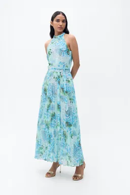 Vestido plisado estampado floral de Mango en Vestidos para argentina