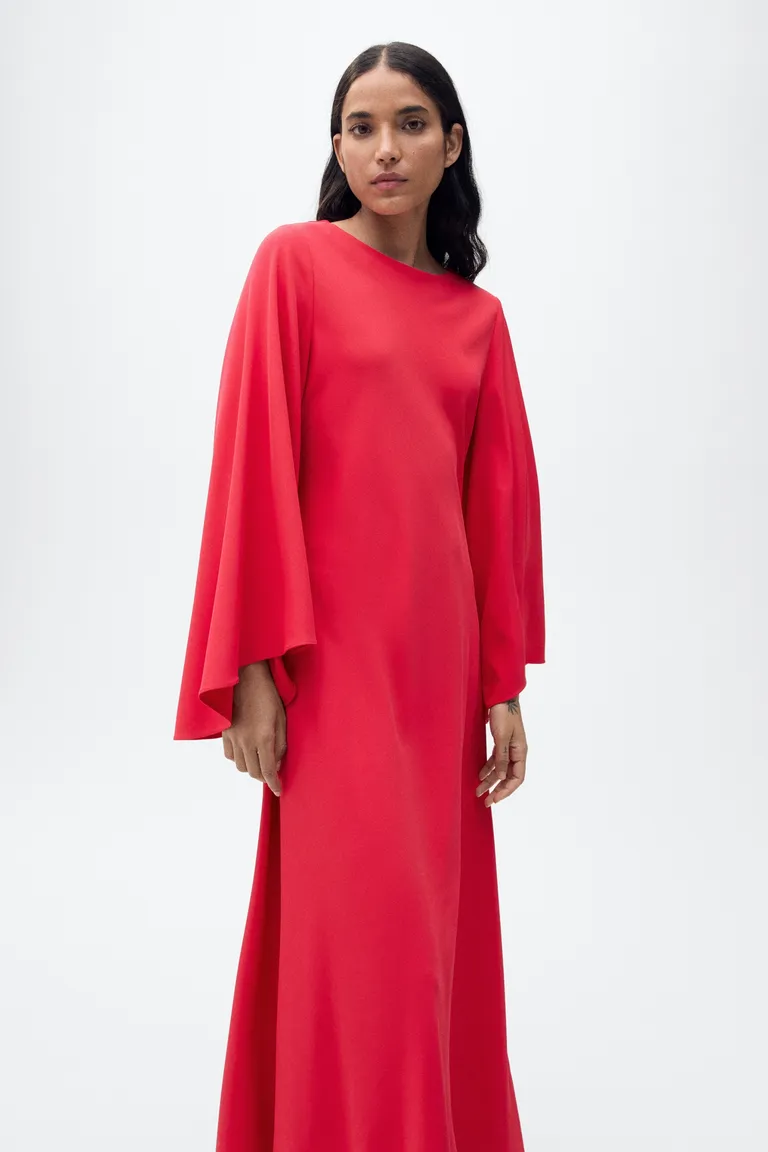 Vestido largo manga acampanada de Mango en Vestidos para argentina