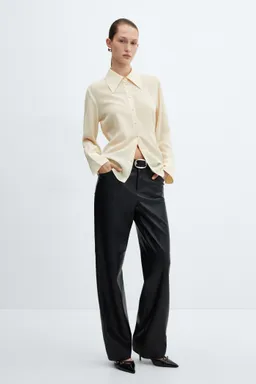 Camisa fluida con botones de Mango en Camisas para argentina