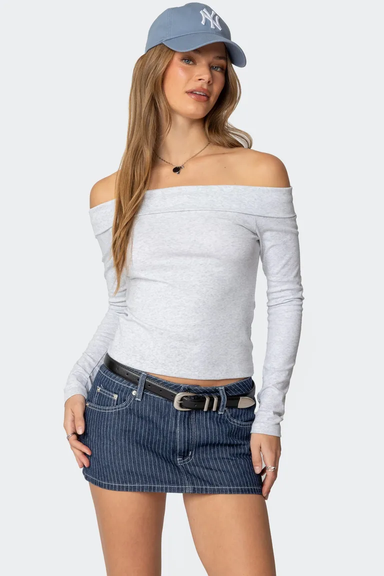 Top con solapa claudie de Edikted en Tops para argentina