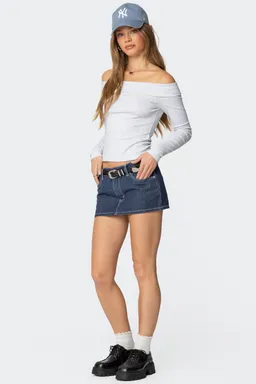 Top con solapa claudie de Edikted en Tops para argentina
