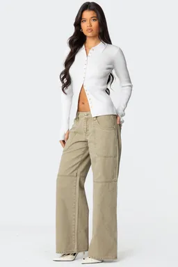Jean morgan tiro bajo carpenter de Edikted en Pantalones para argentina