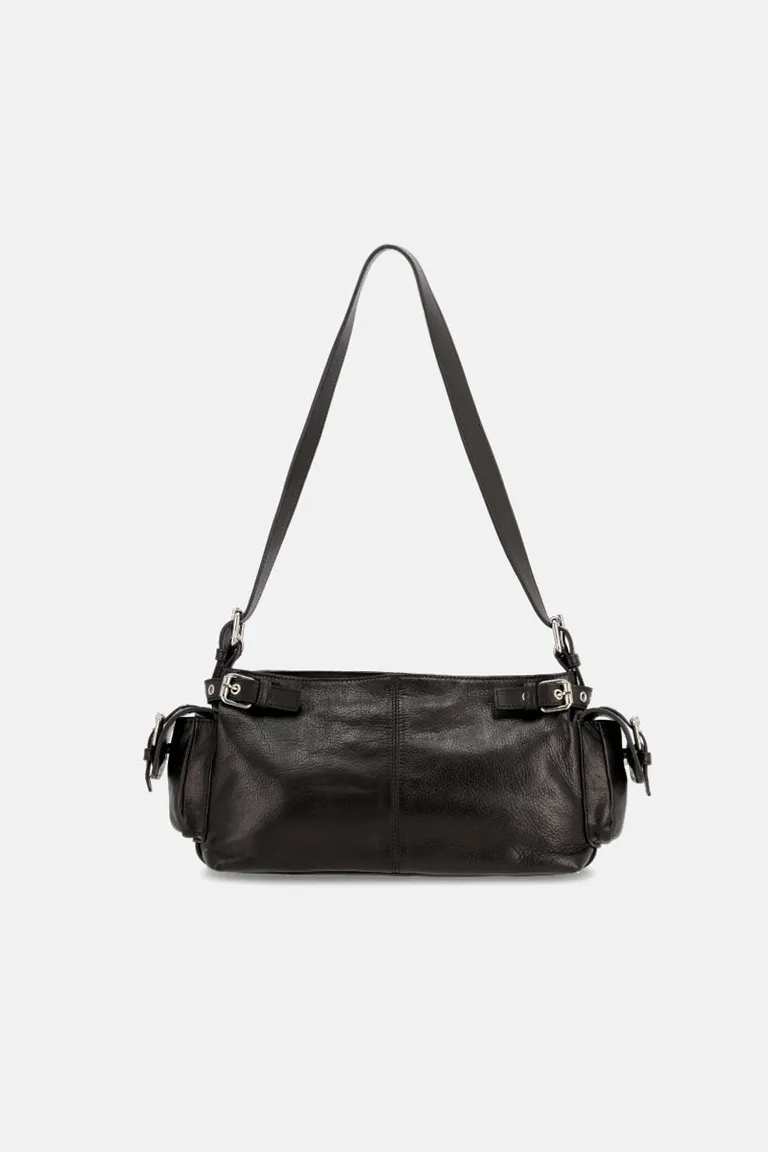 Mini bolsa de mano break con detalles en charol y cuero de Justaosadia en Bolsos y Carteras para argentina