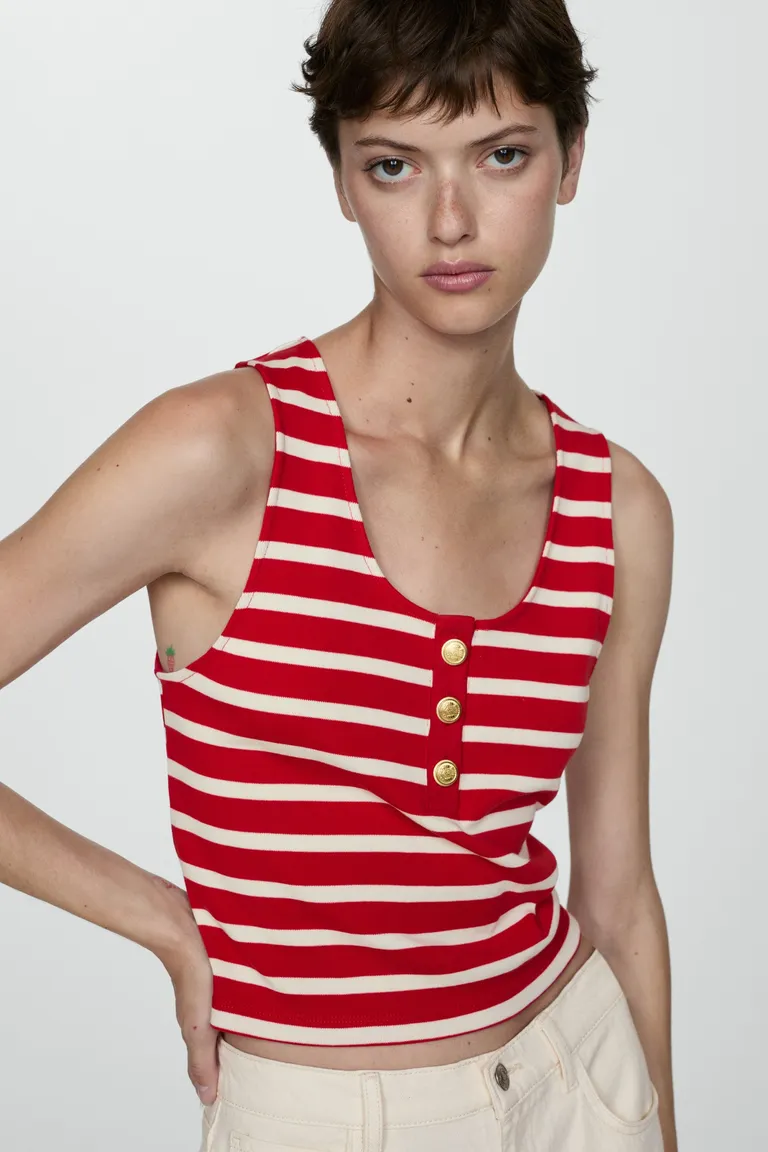 Top tirantes botones de Mango en Tops para argentina