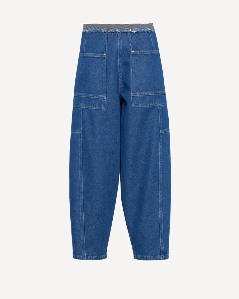 Pantalón slouch de corte amplio y cómodo para mujer de Jazmin Chebar en Pantalones para argentina