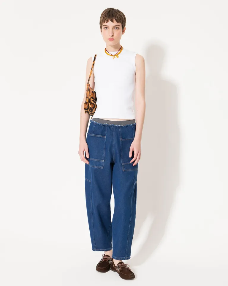 Pantalón slouch de corte amplio y cómodo para mujer de Jazmin Chebar en Pantalones para argentina