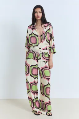 Blusa estampado geométrico de Mango en Blusas para argentina