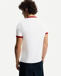 Remera manga corta rib contraste de Bershka en Remeras y Polos para argentina