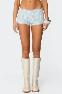 Micro shorts sloaney encaje de Edikted en Shorts para argentina