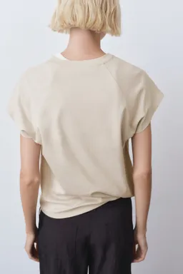 Remera algodón cuello redondo de Mango en Remeras para argentina