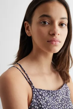 Vestido estampado flores espalda descubierta de Mango Teen en Vestidos para argentina