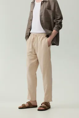 Pantalón jogger algodón lino de Lefties en Pantalones para argentina